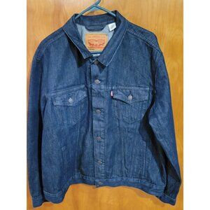 Levi's Denim Trucker Jacket Mens XL Blue Standard Red Tab PC9 72334-0673